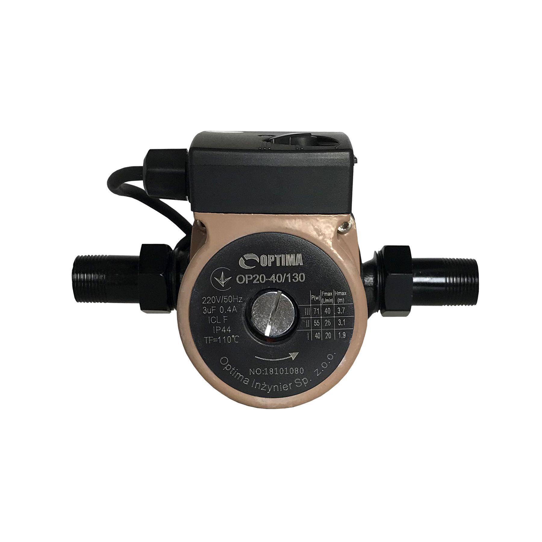 Насос циркуляційний Optima OP20-40 130мм + гайки, + кабель з вилкою в інтернет-магазині Yago