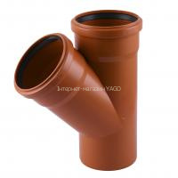 Трійник VSplast 110х110х45° зовнішній в інтернет-магазині Yago