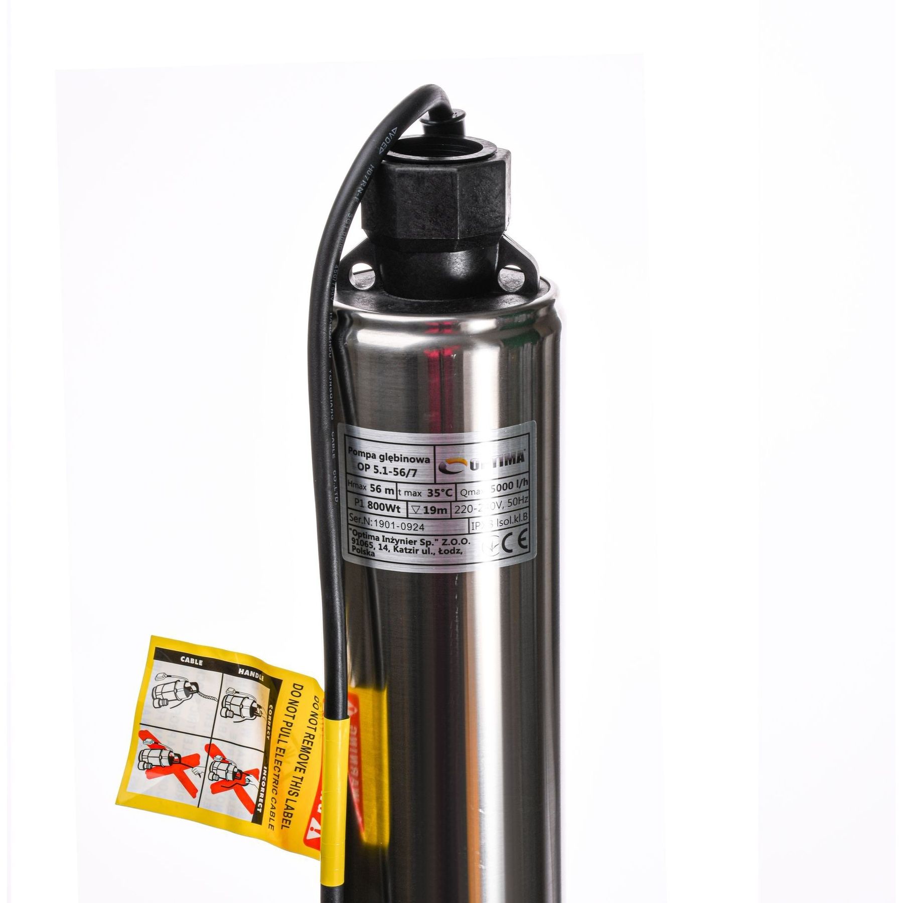 Насос колодязний OPTIMA OP 5,1 - 56/7 0,8кВт в інтернет-магазині Yago