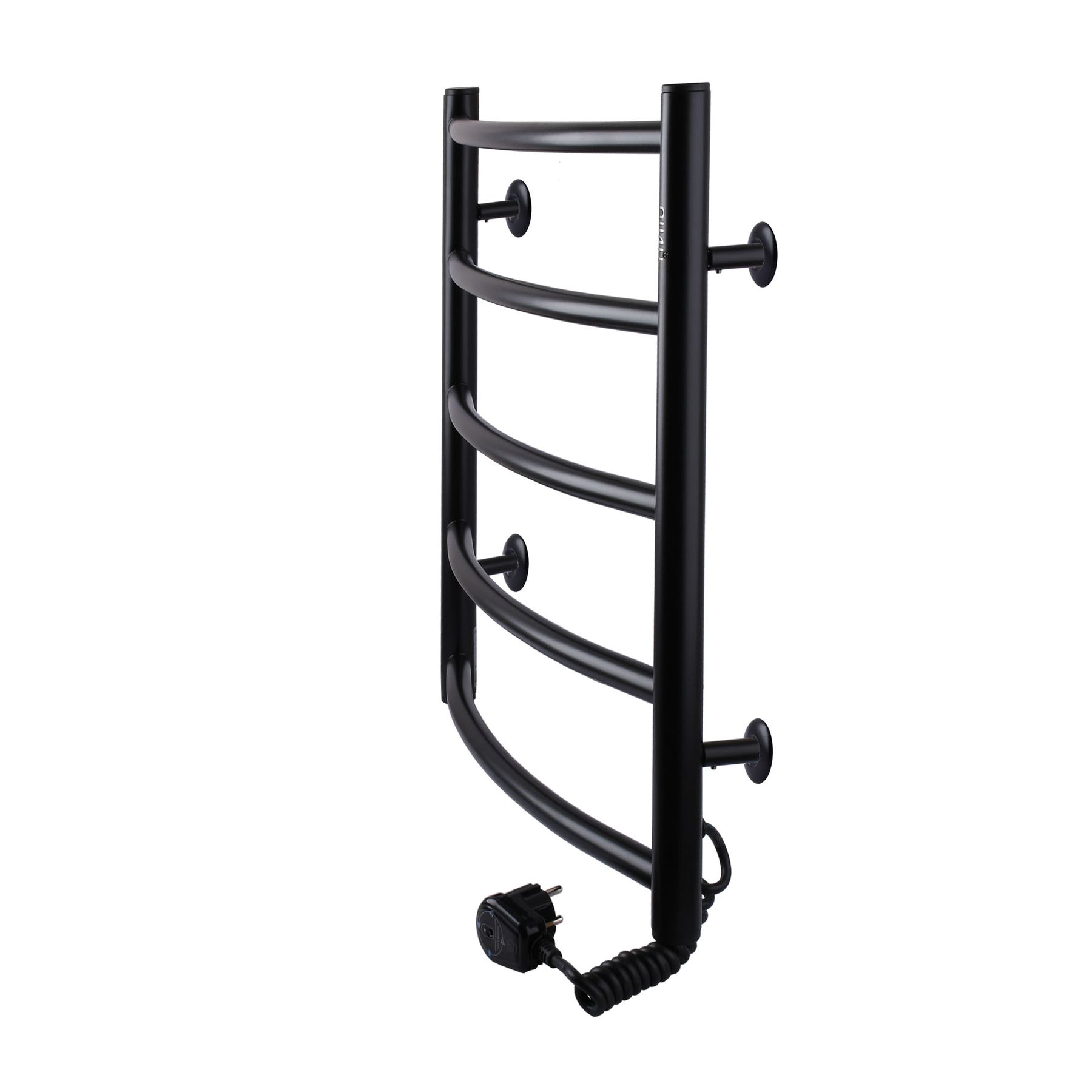 Рушникосушарка UNIO LD ER 500-500-5 BLK Драбинка Дуга електро чорна в інтернет-магазині Yago