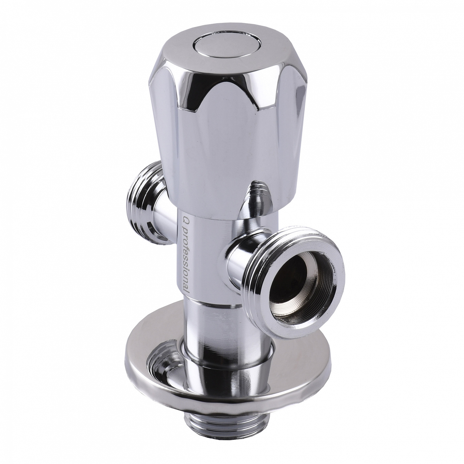 Кран вентильний кутовий Professional 1/2″X1/2″X3/4″ NV-QP555 в інтернет-магазині Yago