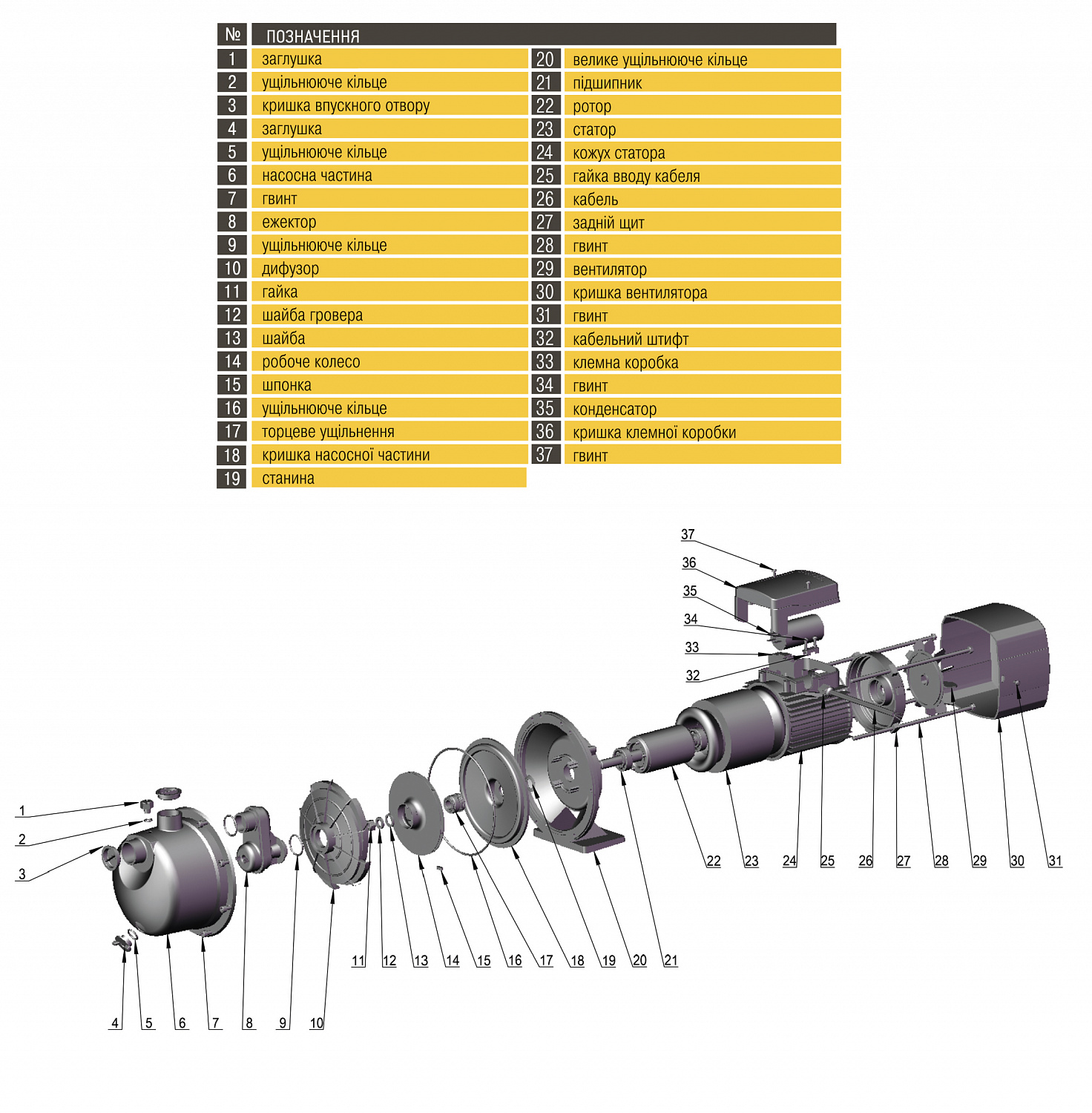 Насос відцентровий Optima JET150S PRIME 1,3кВт в інтернет-магазині Yago