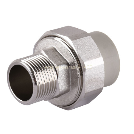 Муфта розбірна зовн. різьба (металева) PPR Vsplast 40х1 1/4″ 1018 в інтернет-магазині Yago