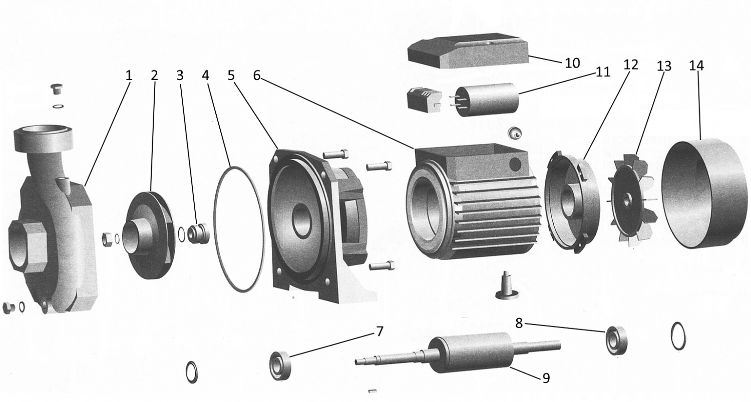 Насос відцентровий Optima 2DK-20 1,5кВт в інтернет-магазині Yago