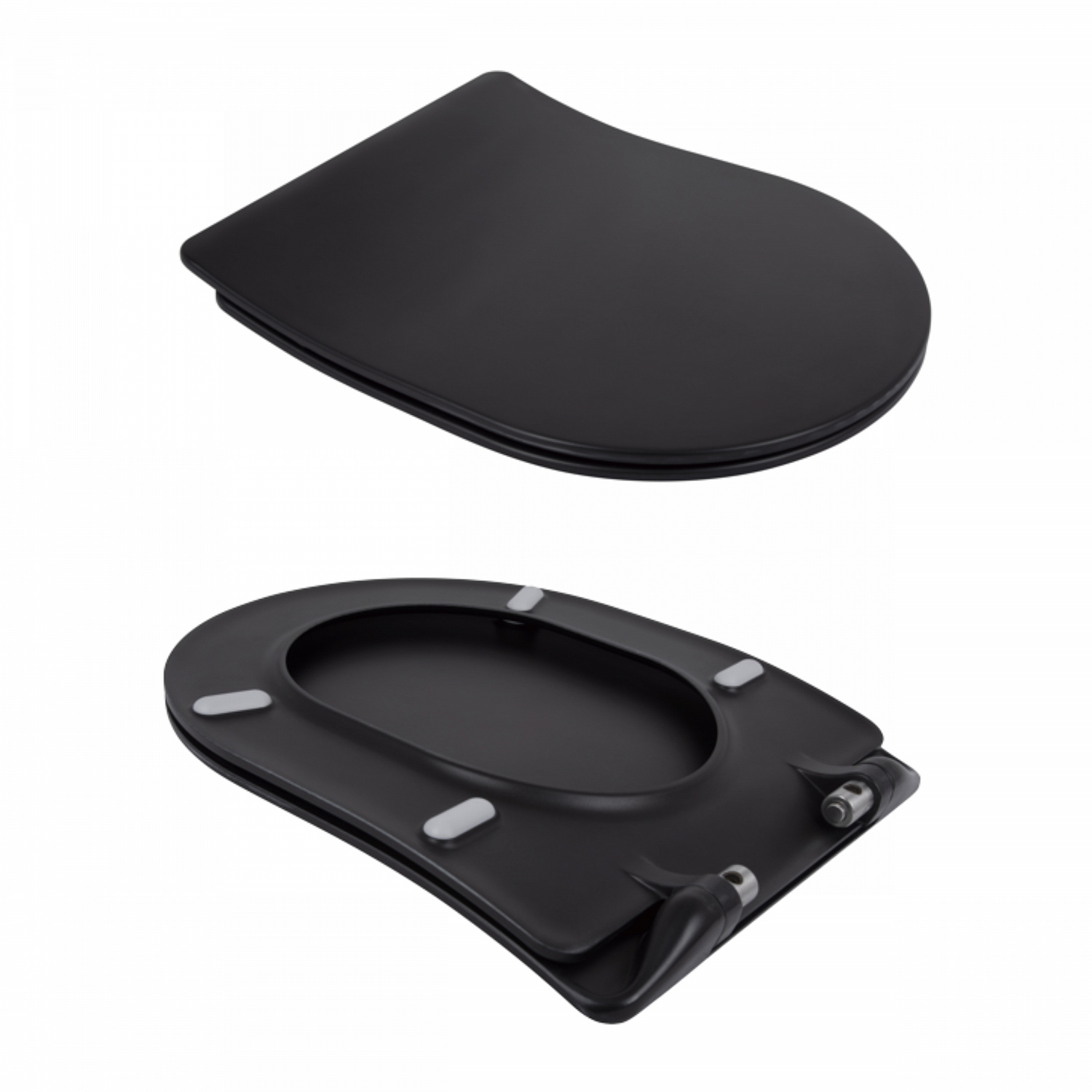 Унітаз підвісний Qtap Taurus безободковий з сидінням Soft-close QT2433084EUQMB