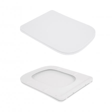 Унітаз підвісний Qtap Crow безобідковий з сідінням Soft-close QT05335171W