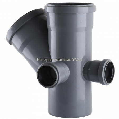 Хрестовина VSplast 2пл перех 110х110х45°+2(50х90°) (правий та задній відвід) в інтернет-магазині Yago