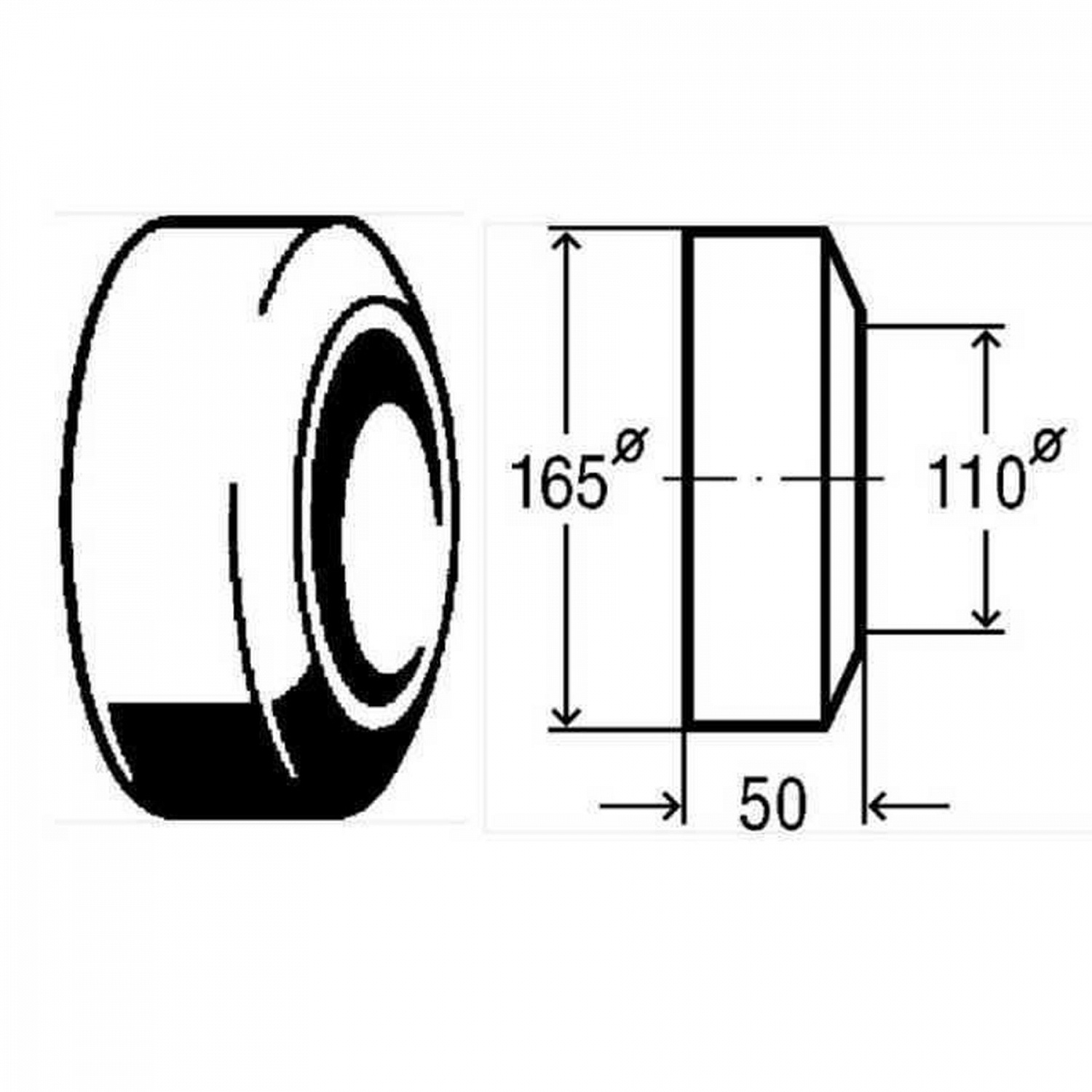 Розетка для відводу до унітаза Ø110  VIEGA 101671 в інтернет-магазині Yago