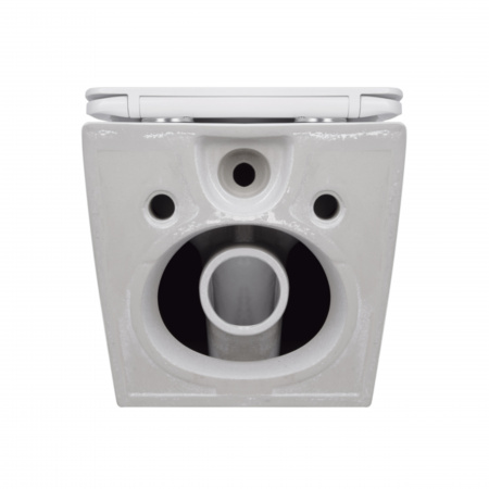 Унітаз підвісний Qtap Jay безободковий Ultra Quiet з сидінням Soft-close QT07335177W