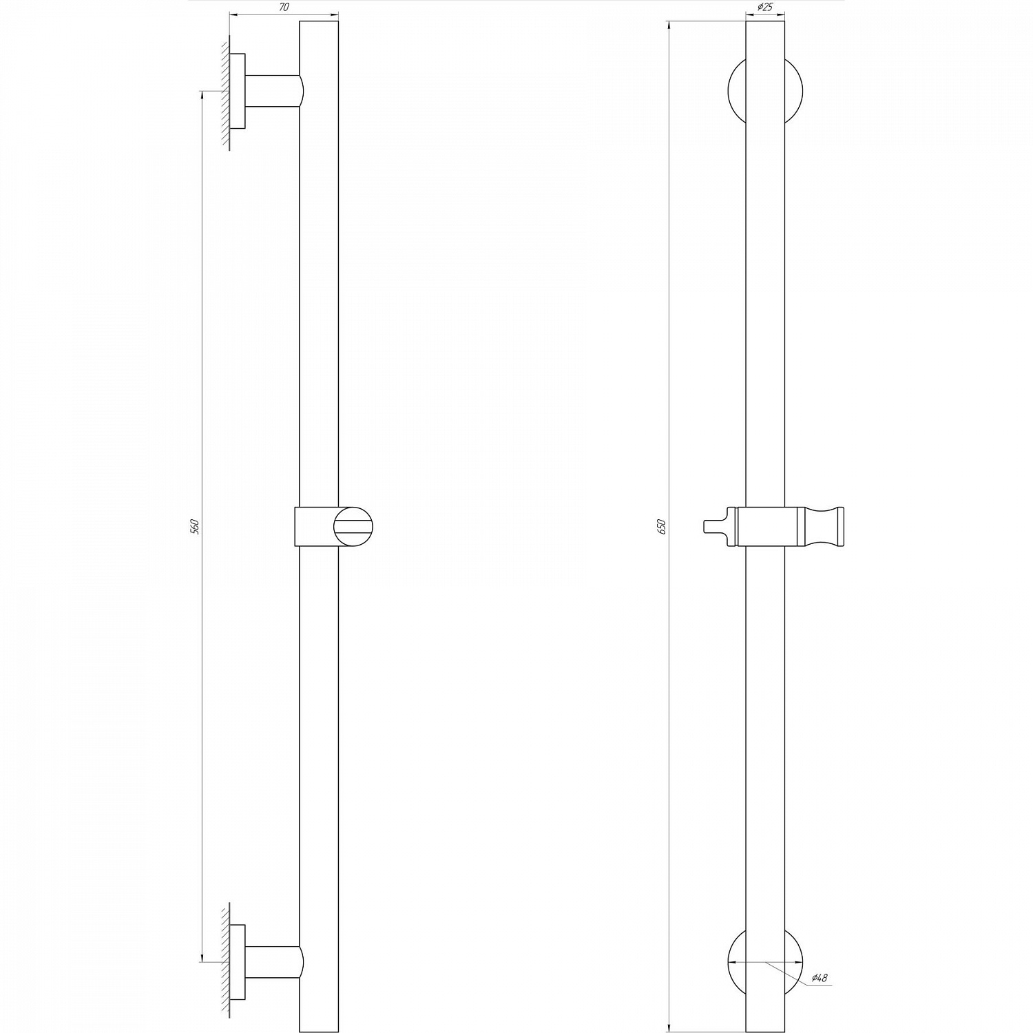 Душова стійка Globus Lux SUS-1106