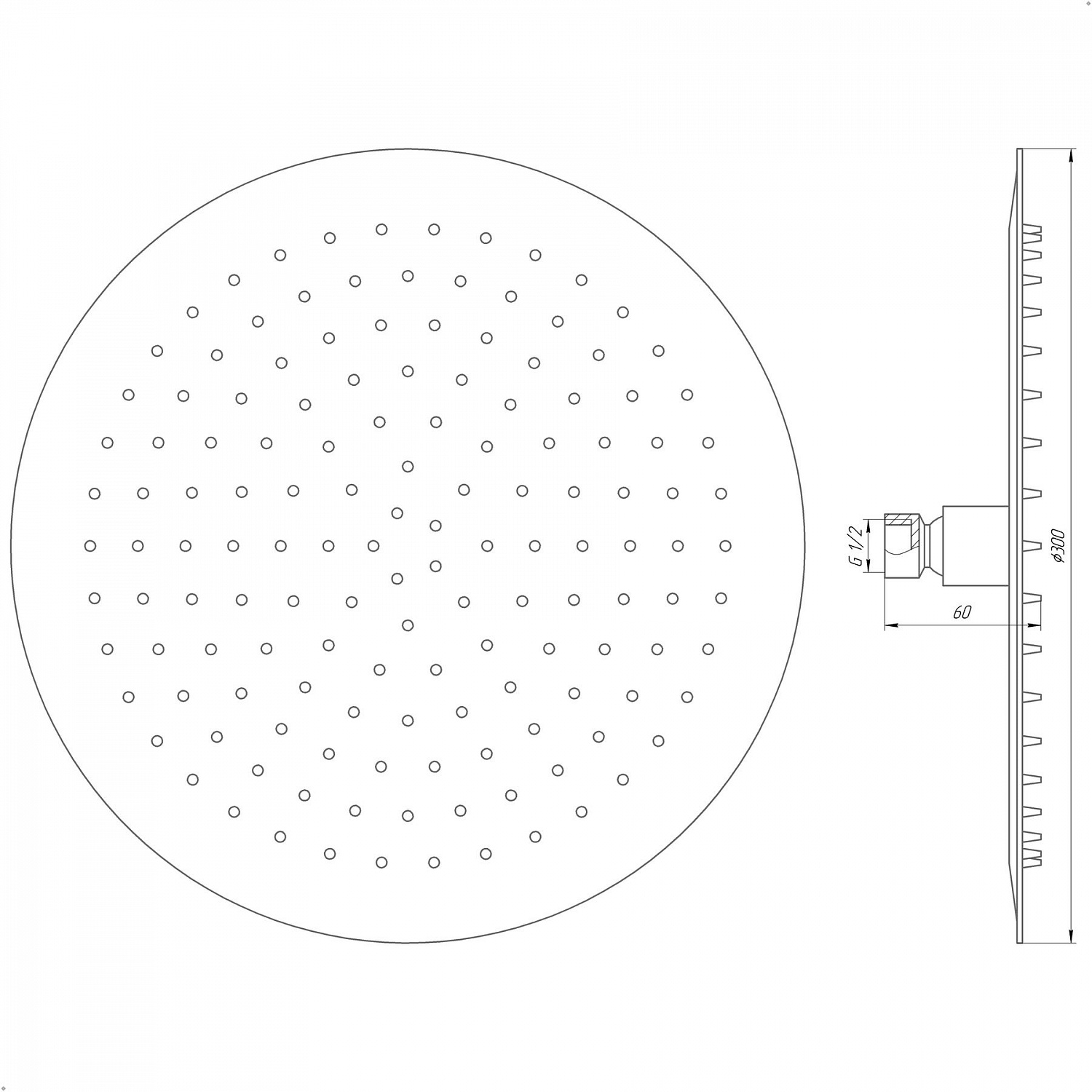 Душова лійка Globus Lux STS-0300