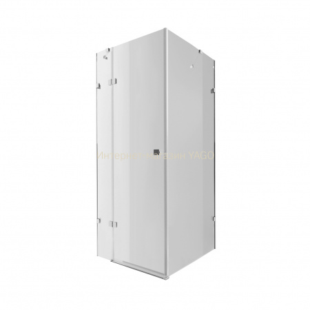 Душова кабіна Qtap CAPRICORN CRM1011SC6 100х100 см, скло Clear 6 мм, CalcLess, без піддона