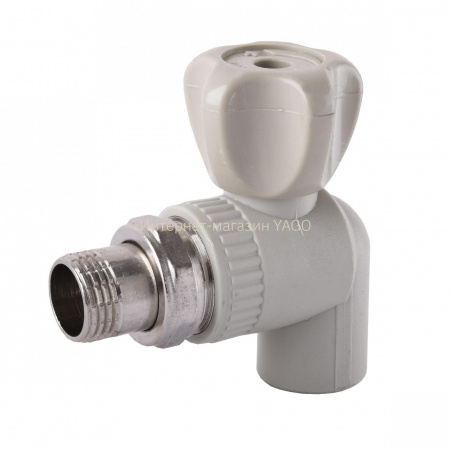 Кран радіаторний кутовий Kalde PPR ф25x1/2  22014 в інтернет-магазині Yago