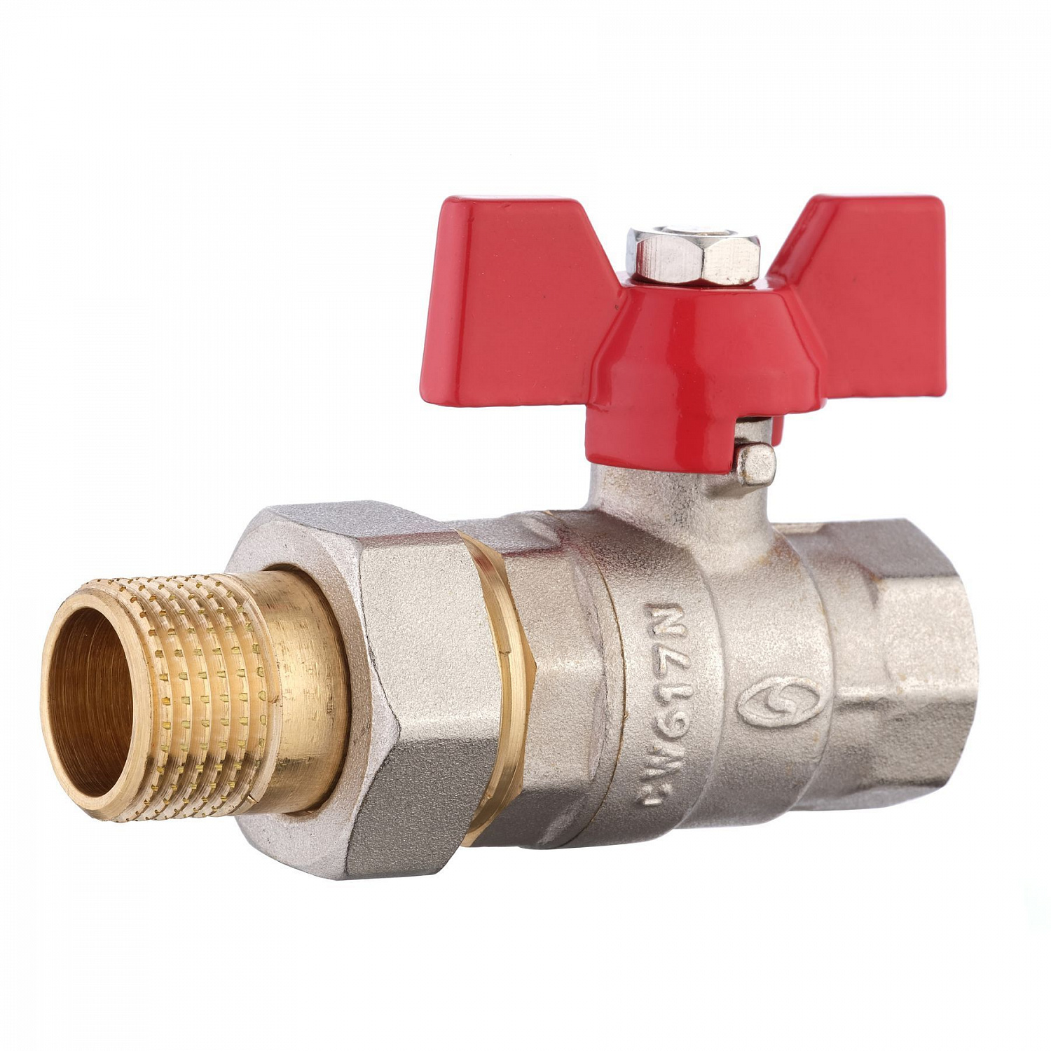 Кран кульовий прямий з американкою SOLOMON 1/2″ ПОСИЛЕНИЙ 1042 в інтернет-магазині Yago