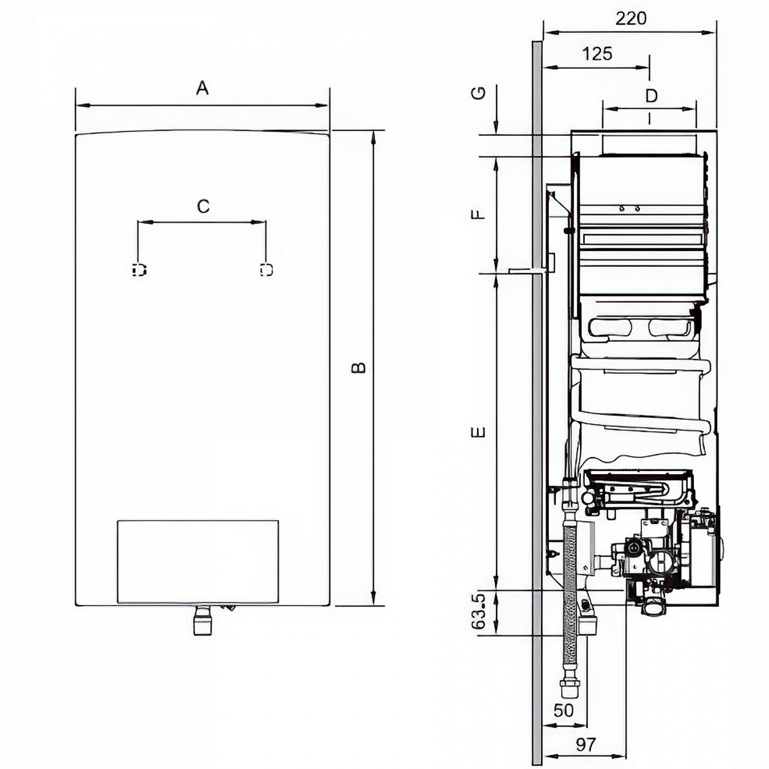 Колонка газова Bosch Therm 4000 O WR 15-2 B в інтернет-магазині Yago
