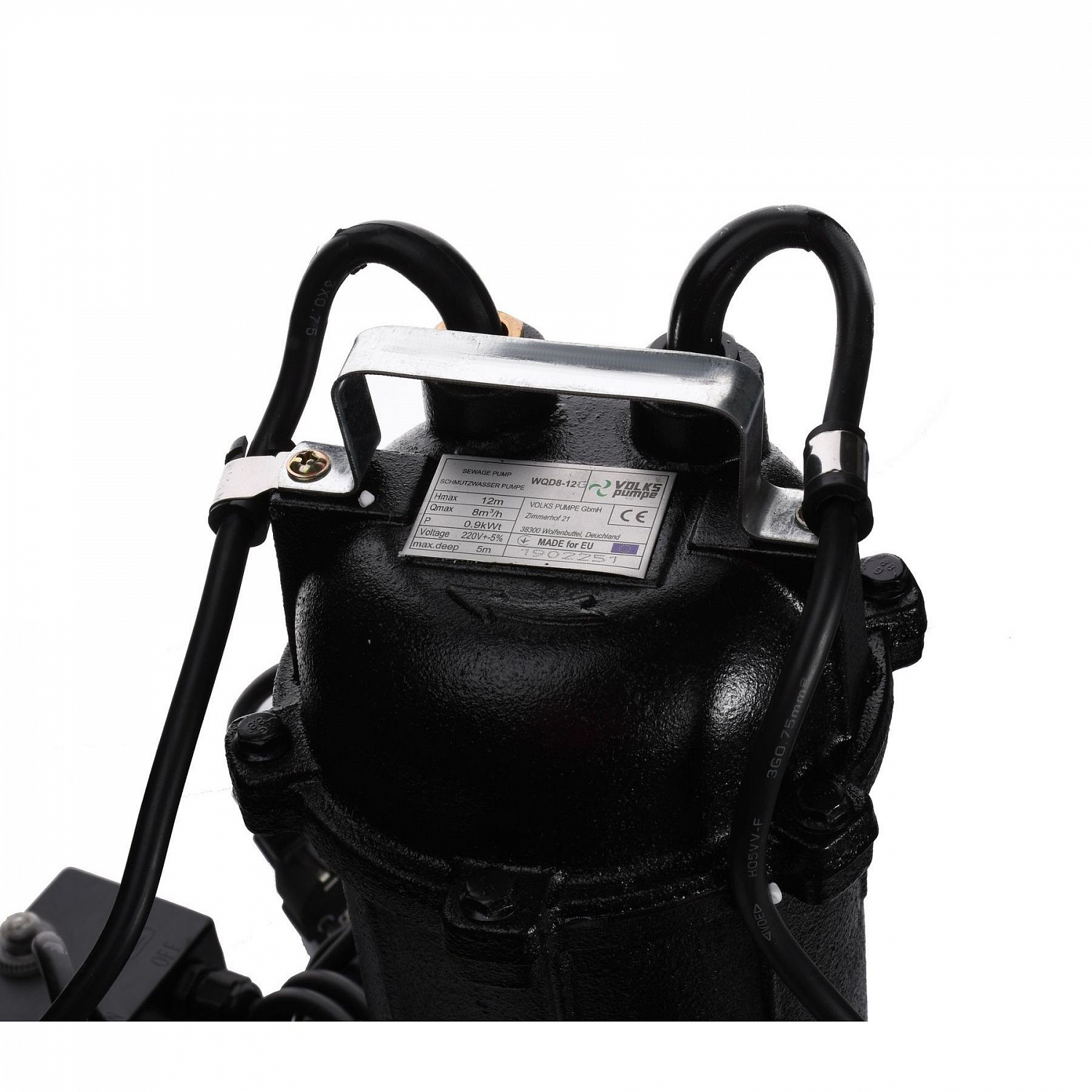 Насос фекальний з ріжучим механізмом VOLKS WQ 8-12G 1.1кВт в інтернет-магазині Yago