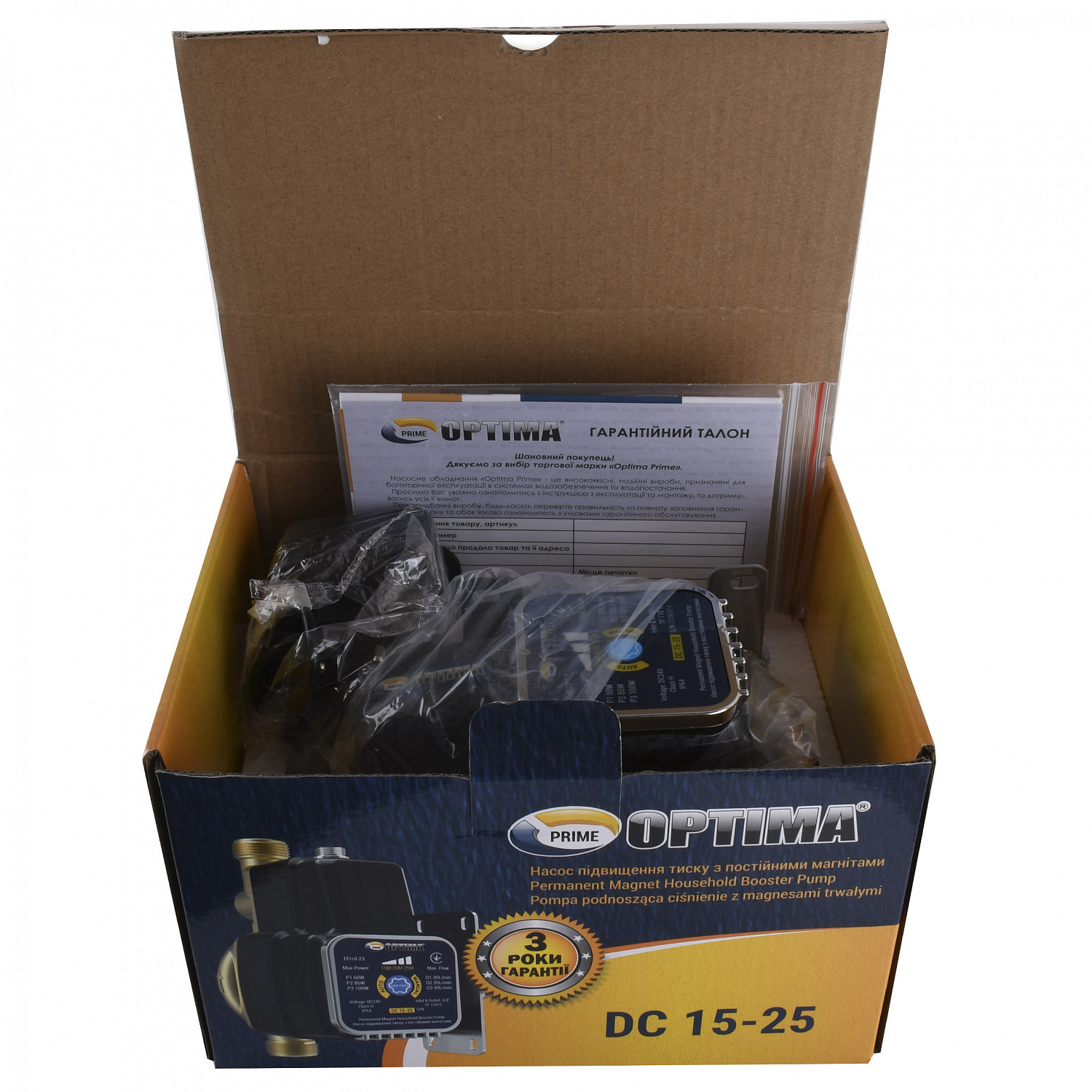 Насос підвищення тиску Optima Prime DC 15-25 AUTO в інтернет-магазині Yago