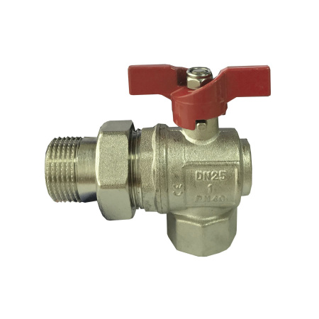 Кран кульовий кутовий з американкою SELBA 1″ SL1543 в інтернет-магазині Yago