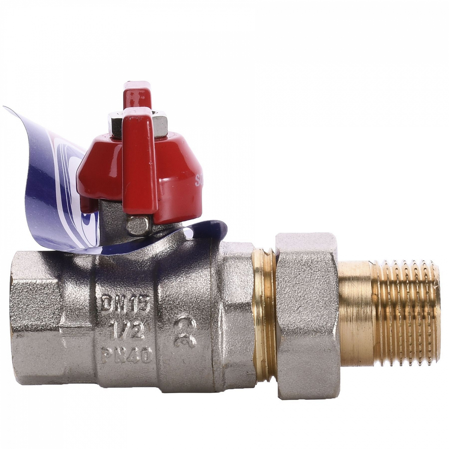 Кран кульовий прямий з американкою SOLOMON 1/2″ ПОСИЛЕНИЙ 1042 в інтернет-магазині Yago