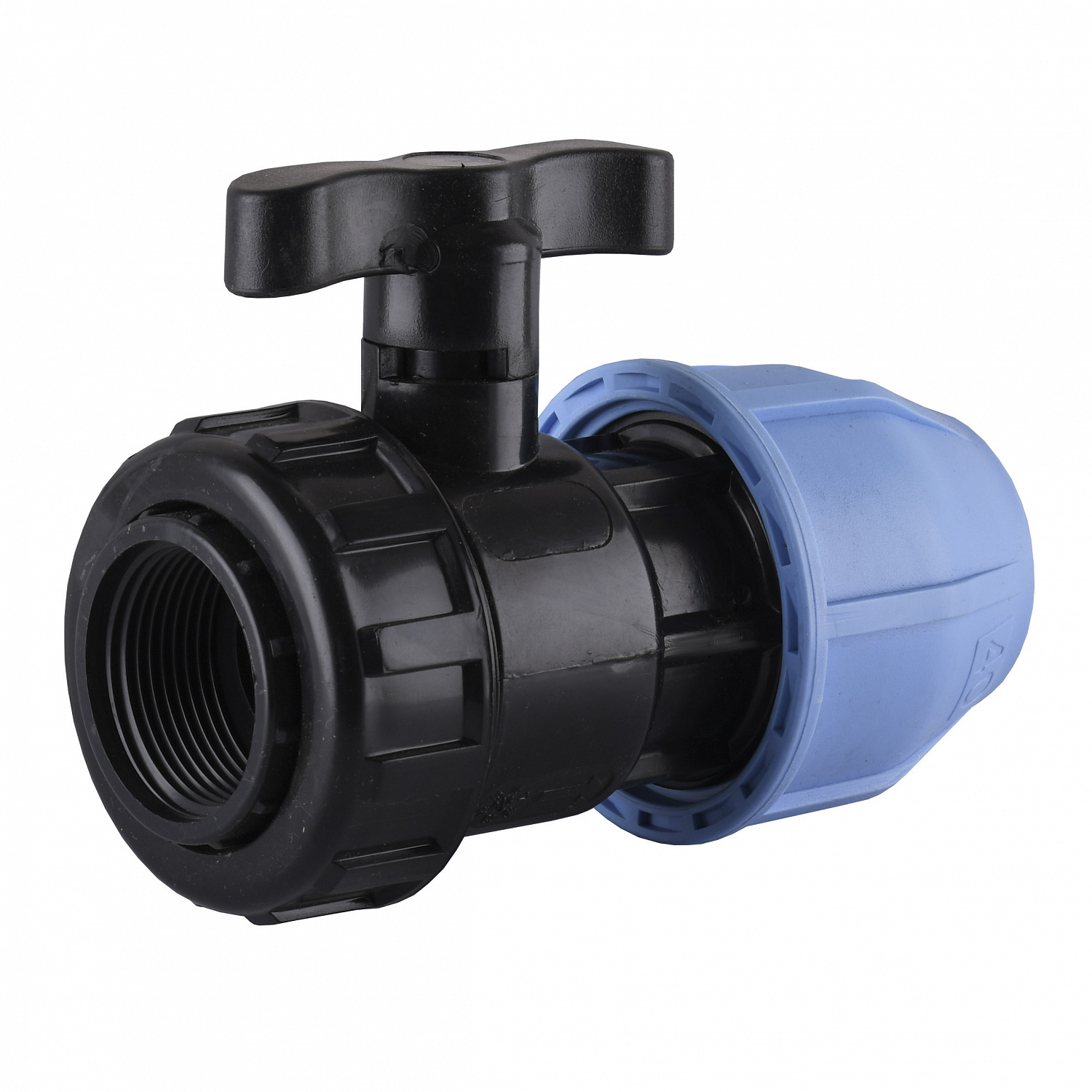 Кран кульовий ПНД Vsplast 40*1 1/4 ''  ВР 6002 в інтернет-магазині Yago