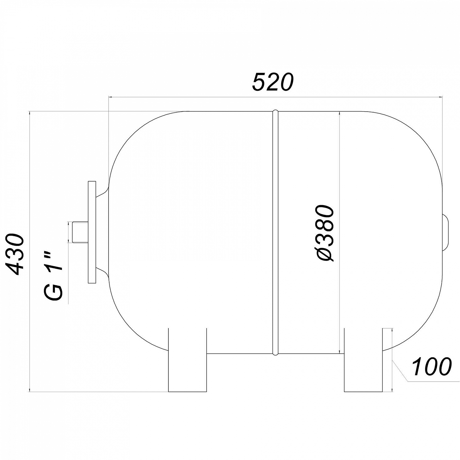 Гідроакумулятор   50л Zilmet ultra-pro 10bar ( 1100005005 ) в інтернет-магазині Yago