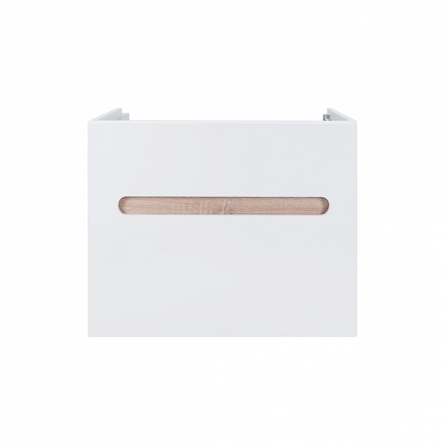 Тумба підвісна Qtap Virgo 700х580х437 White/Whitish oak QT1874TPА701W