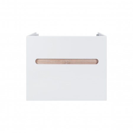 Тумба підвісна Qtap Virgo 700х580х437 White/Whitish oak QT1874TPА701W