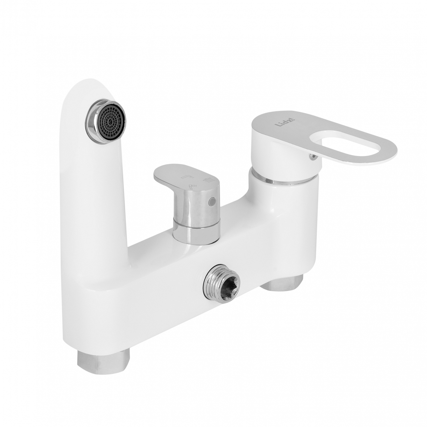 Душова система універсальна Lidz Latwa 1030 на три споживача (з виливом) (k35) LDLAT1030WHI45427 White