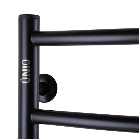 Рушникосушарка UNIO LD ER 500-500-5 BLK Драбинка Дуга електро чорна в інтернет-магазині Yago