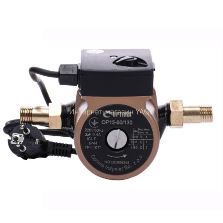 Насос циркуляційний Optima OP15-60 130мм + гайки, + кабель з вилкою в інтернет-магазині Yago