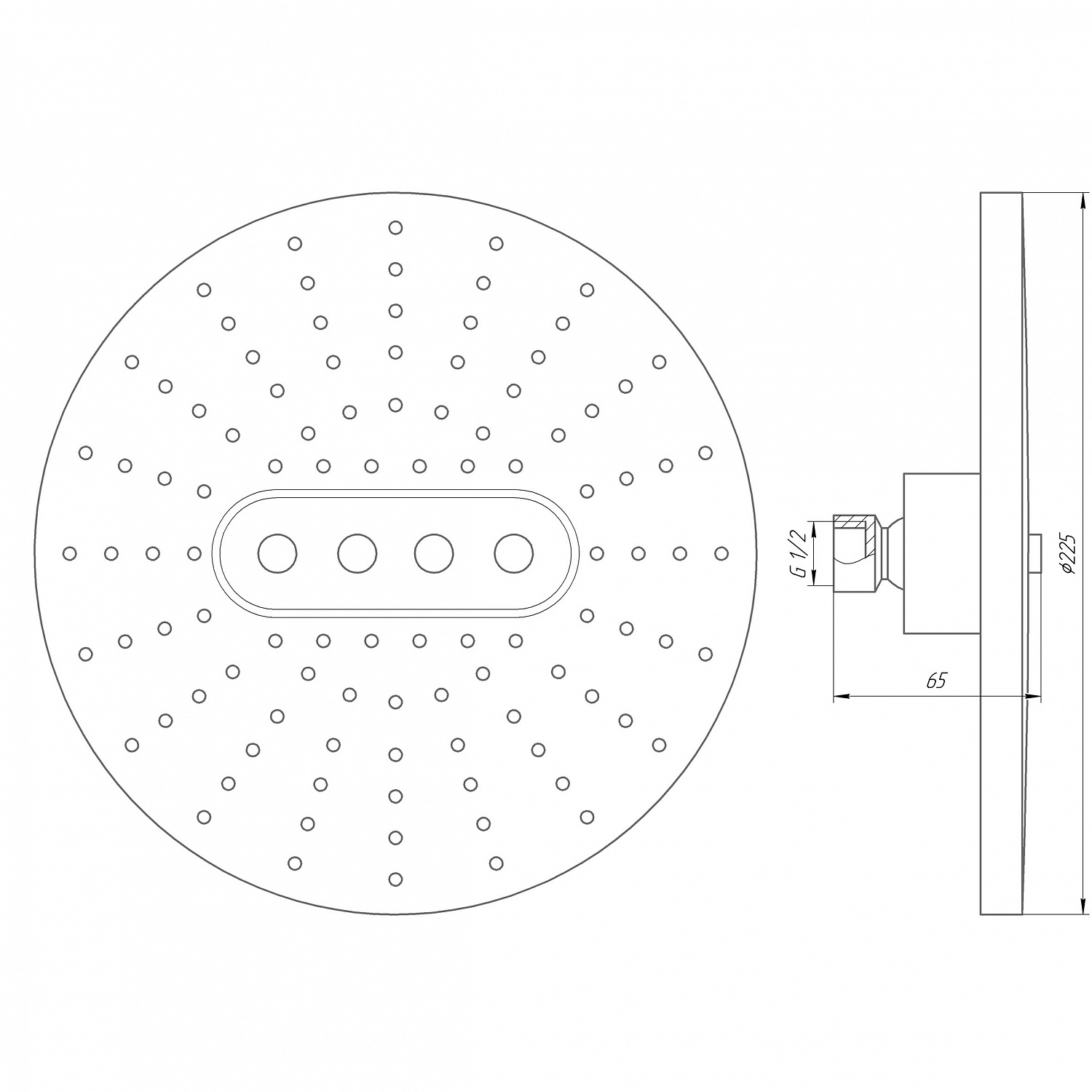 Душова лійка Globus Lux SD07A