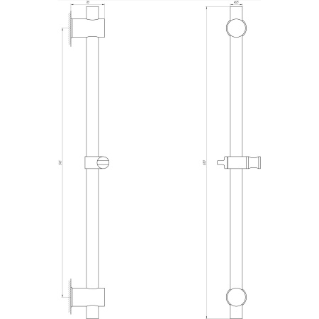 Душова стійка Globus Lux SUS-1107-BB