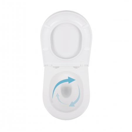 Унітаз підвісний Qtap Taurus безободковий з сидінням Soft-close QT2433084EUQW