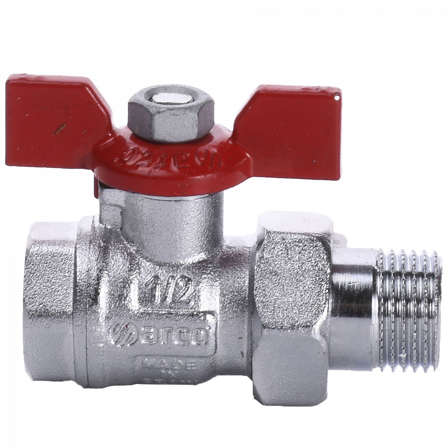 Кран кульовий прямий з американкою ARCO 1/2″ TURIA 0117208 в інтернет-магазині Yago