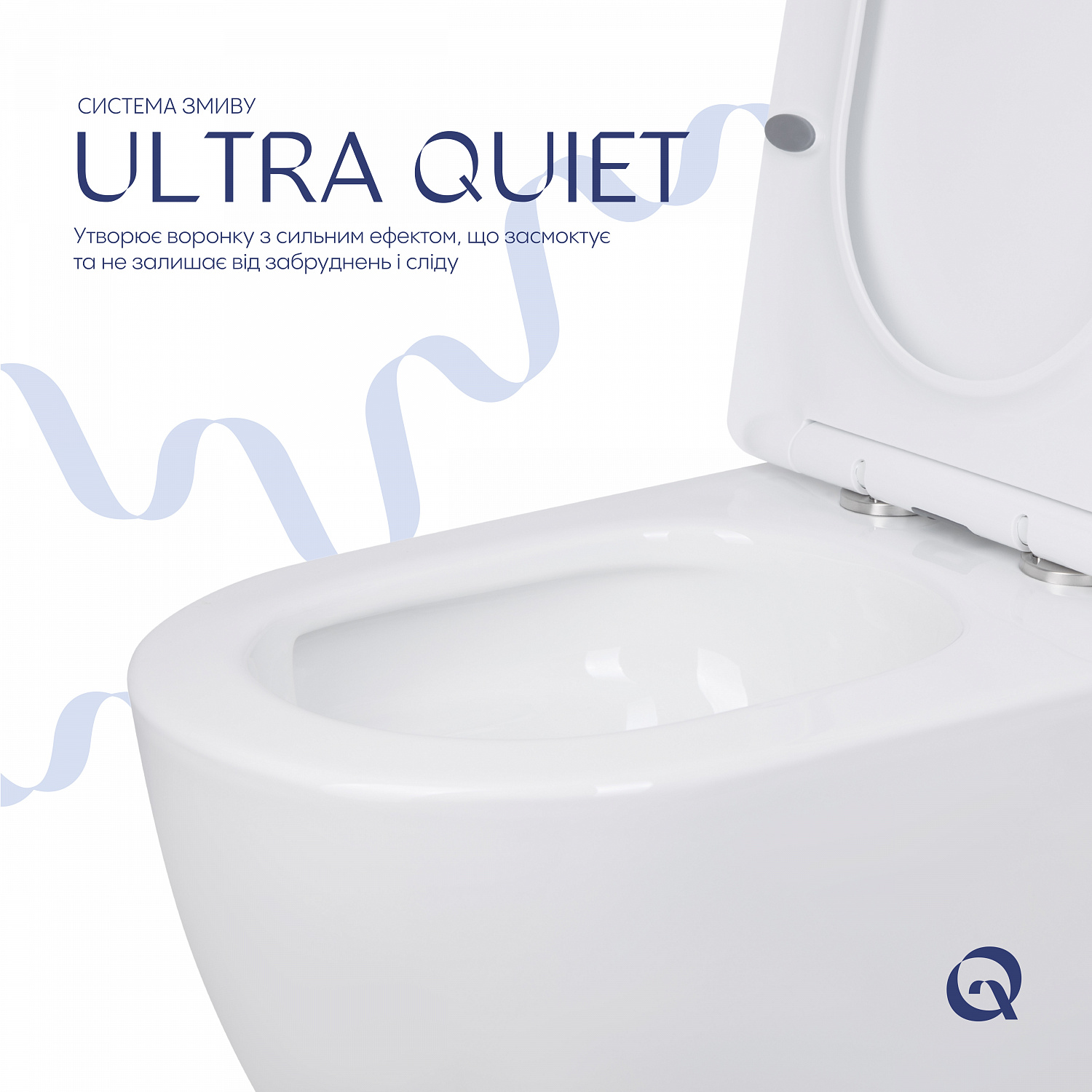 Унітаз підлоговий Qtap Jay Ultra Quiet з сидінням Soft-close 640x360x835 мм QT07222175TW White