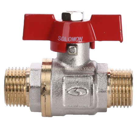 Кран кульовий прямий SOLOMON 1/2″ ЗЗ КБ PN40 B1420 в інтернет-магазині Yago