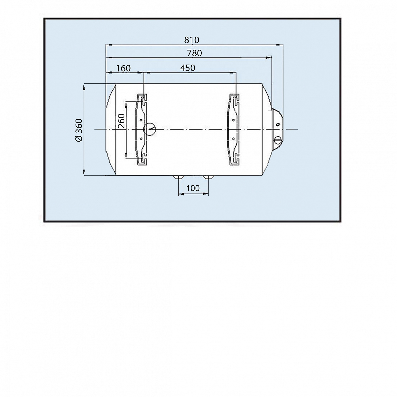 Водонагрівач LEOV LH Slim 50 l горизонтальний  (50L Slim H) в інтернет-магазині Yago