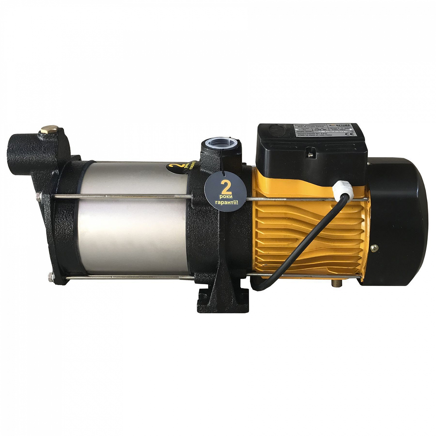 Насос відцентровий багатоступінчастий Optima MH-N 1100INOX 1,1кВт нерж, колеса в інтернет-магазині Yago