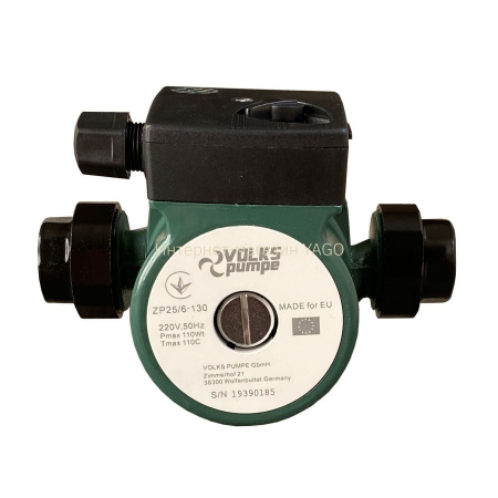 Насос циркуляційний VOLKS pumpe  ZP25/6 130мм + гайки в інтернет-магазині Yago
