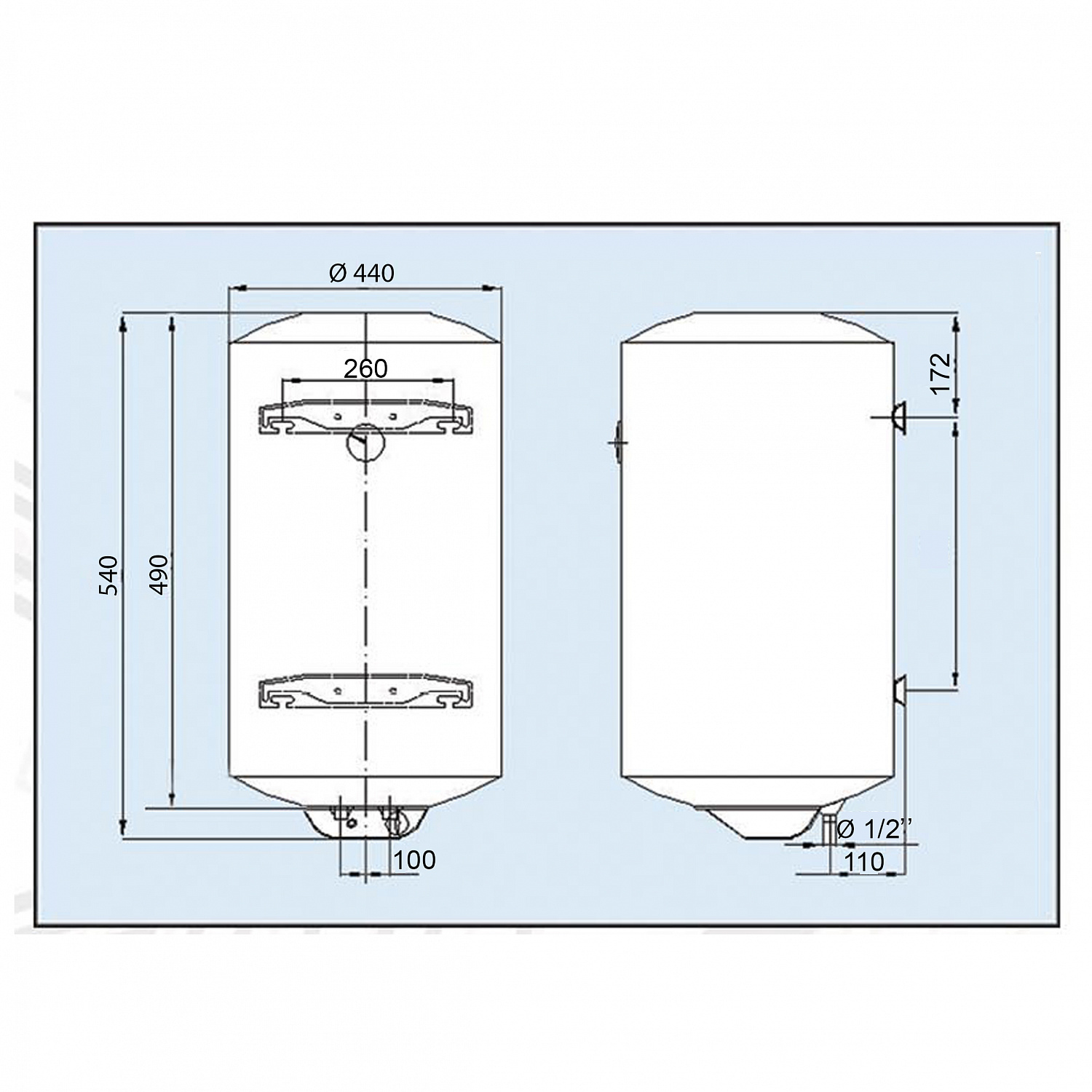 Водонагрівач LEOV EL 50 l в інтернет-магазині Yago