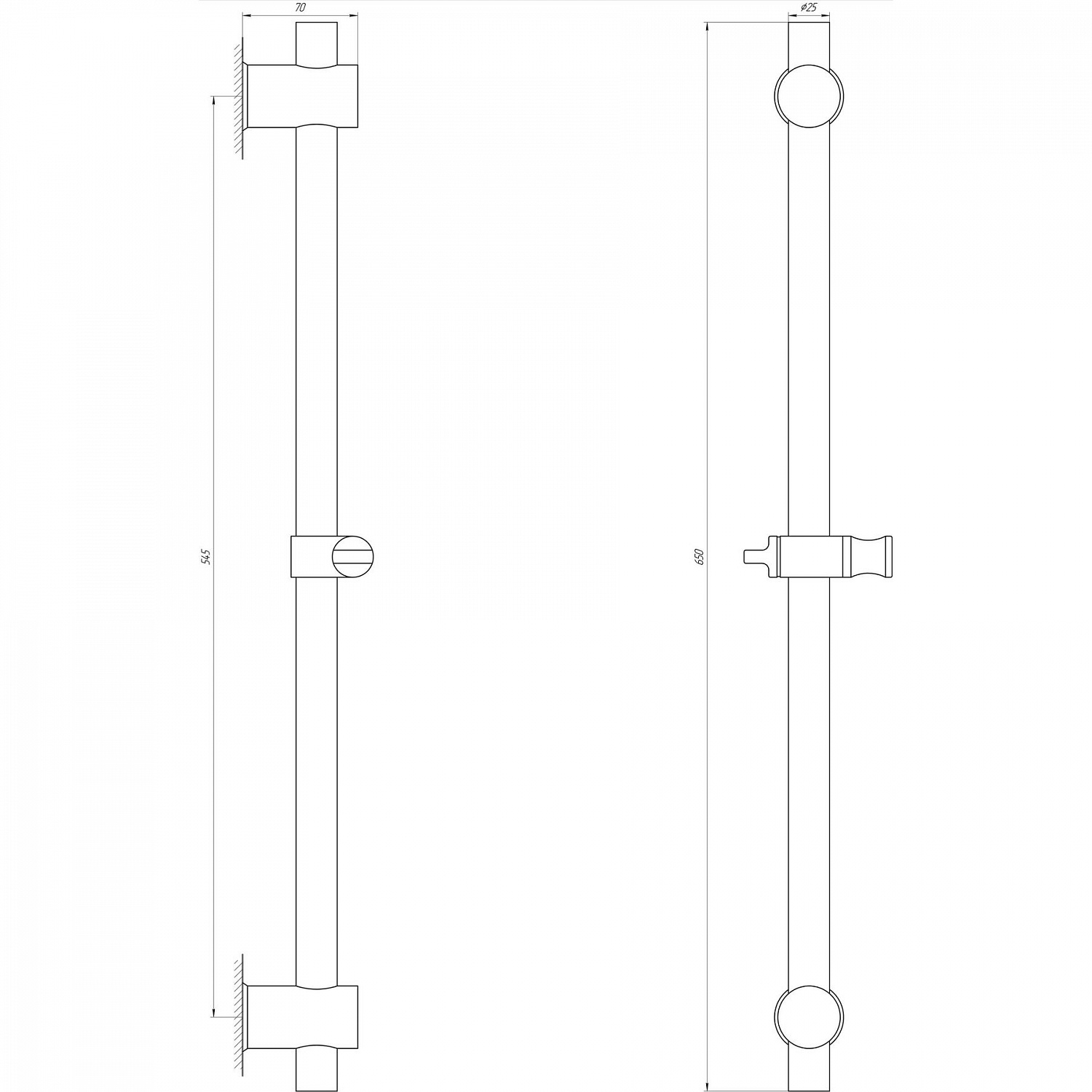 Душова стійка Globus Lux SUS-1107