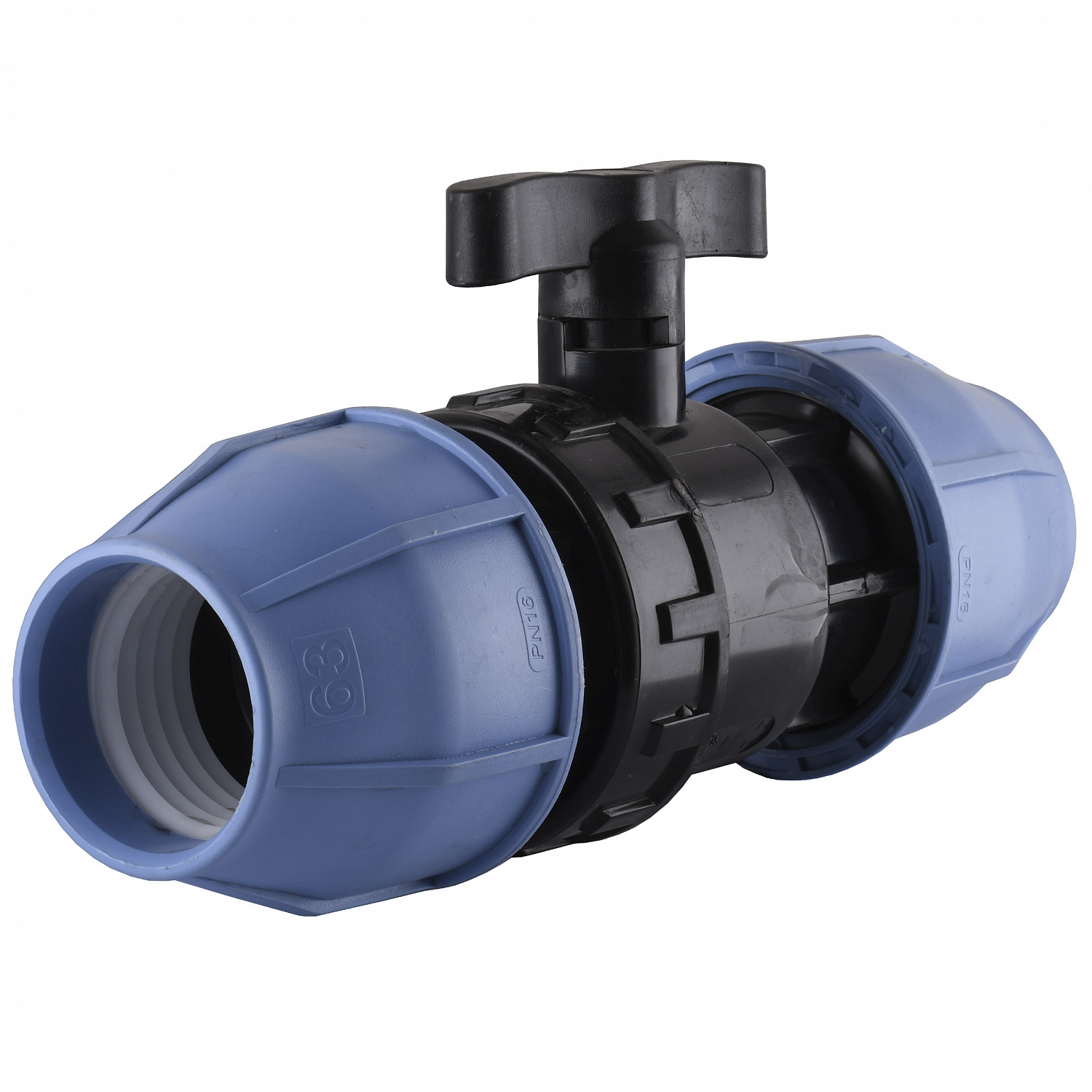 Кран кульовий ПНД Vsplast  63  6001 в інтернет-магазині Yago