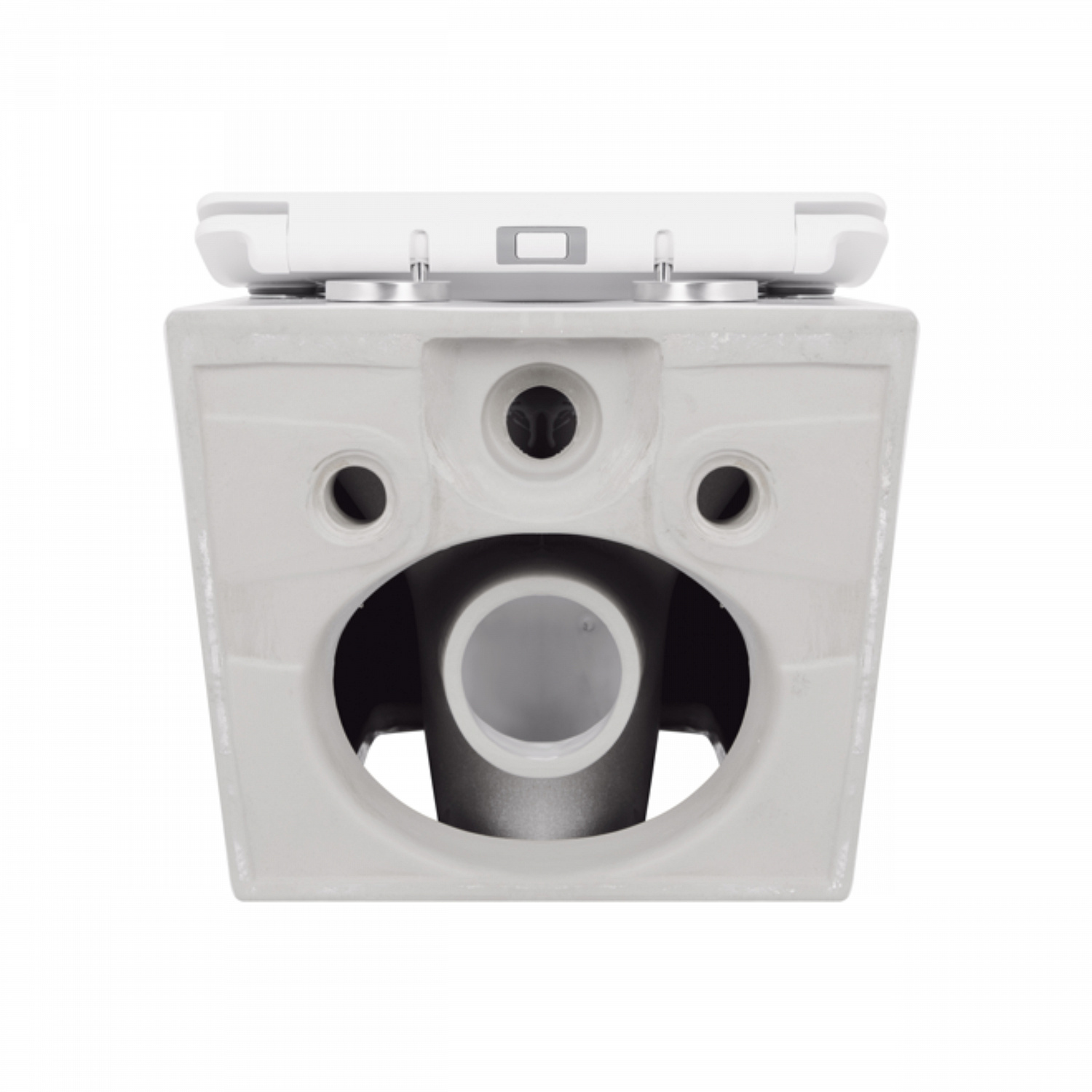 Унітаз підвісний Qtap Crow безобідковий з сідінням Soft-close QT05335170W