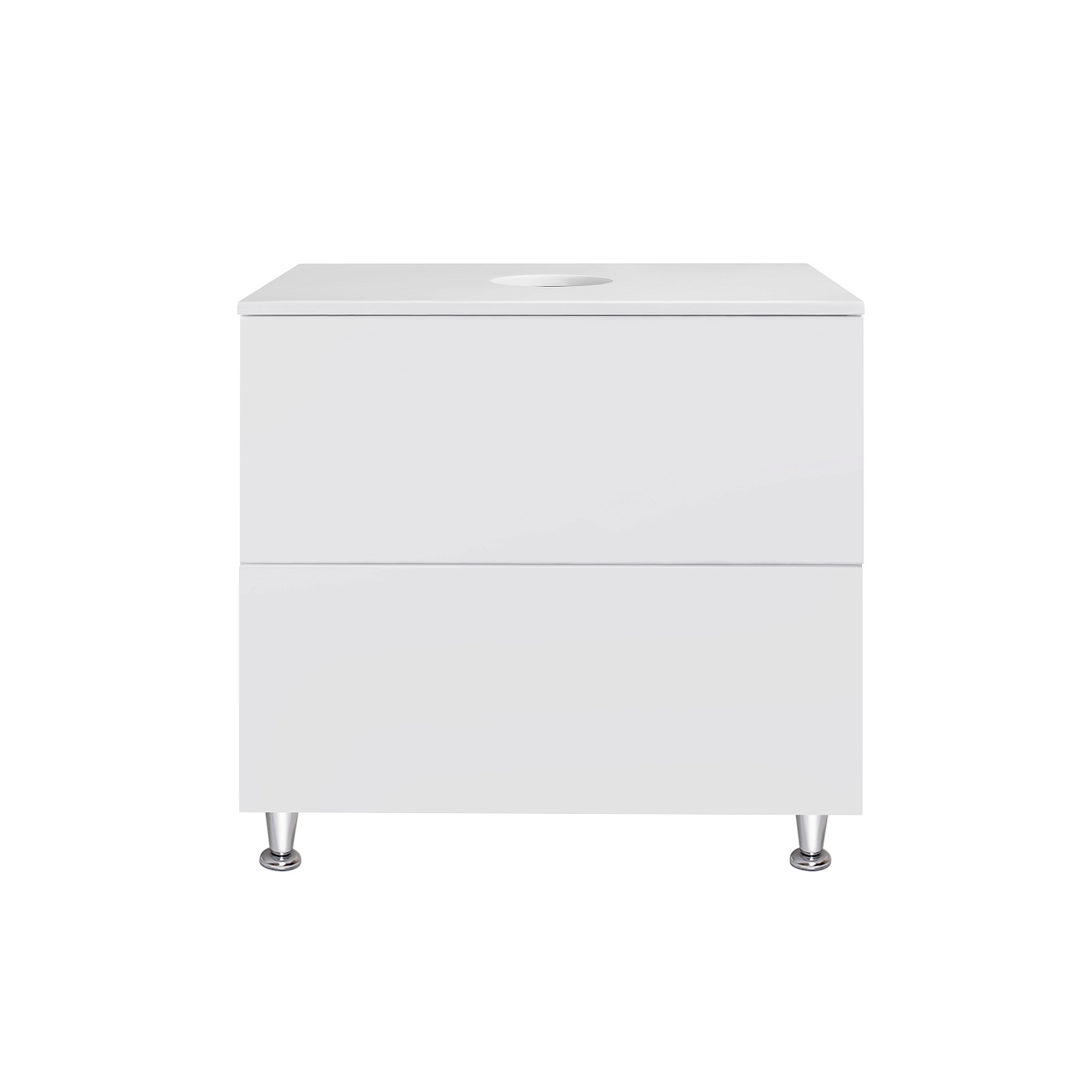 Тумба підлогова Qtap Tern 700х616х469 White зі стільницею QT1780TNL701W