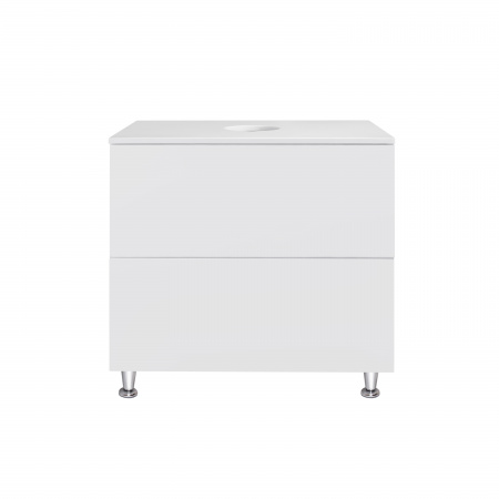Тумба підлогова Qtap Tern 700х616х469 White зі стільницею QT1780TNL701W