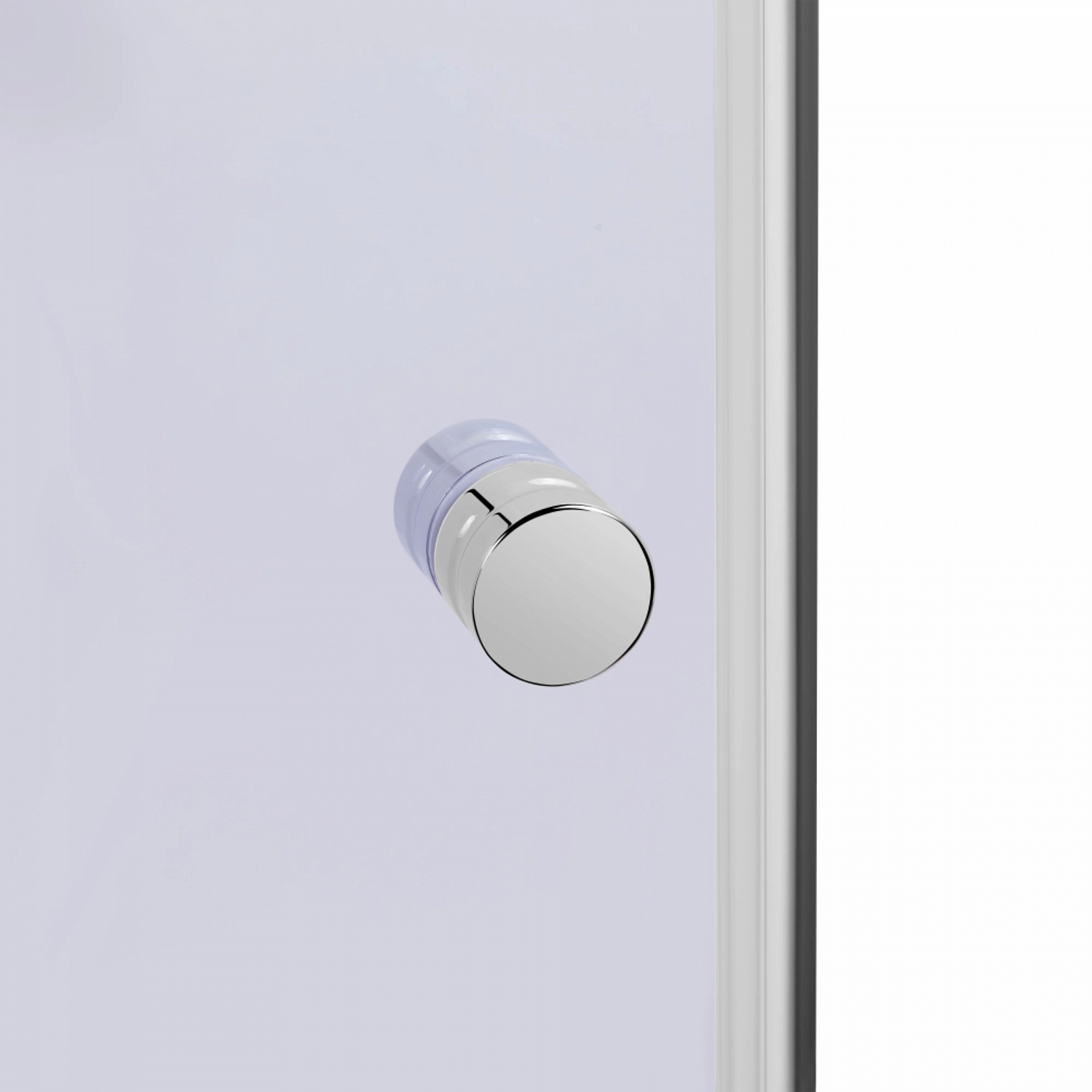 Душова кабіна Latwa SC80x80.SAT.MID.GR полукругла, скло тон. 4 мм + Душовий піддон KAPIELKA ST80x80x26, з панеллю Lidz
