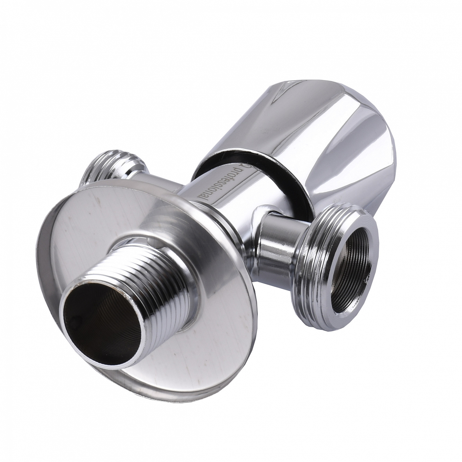 Кран вентильний кутовий Professional 1/2″X1/2″X3/4″ NV-QP555 в інтернет-магазині Yago