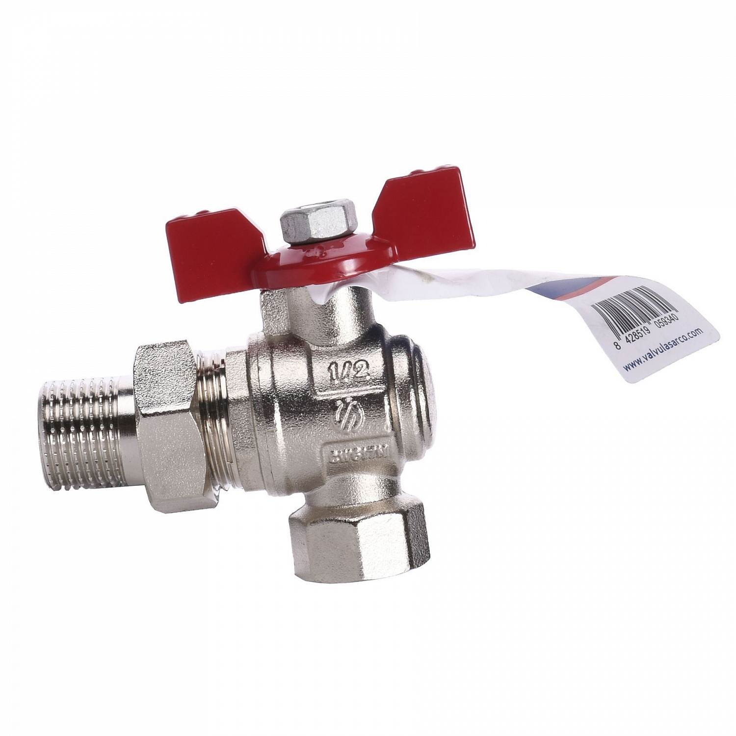 Кран кульовий кутовий з американкою ARCO 1/2″ SENA 154303 в інтернет-магазині Yago