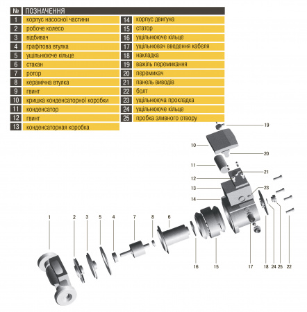 Насос циркуляційний Optima OP20-60 130мм + гайки, + кабель з вилкою в інтернет-магазині Yago