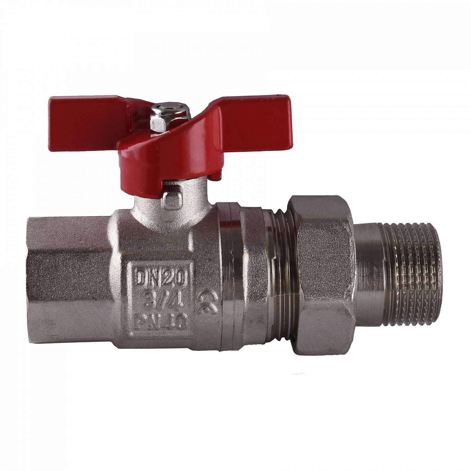 Кран кульовий прямий з американкою SELBA  3/4″ КБ SL1509 в інтернет-магазині Yago